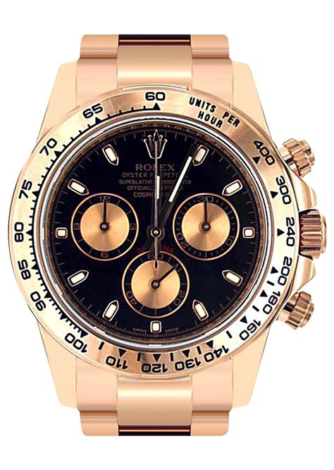 rolex daytona rosegold schwarz|Rolex daytona rose gold men.